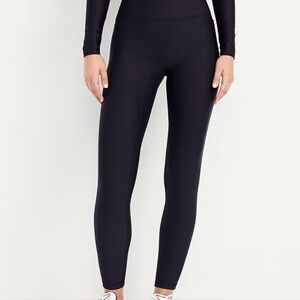 Old Navy Extra High Rise Powersoft Go-Dry Leggings L Black
